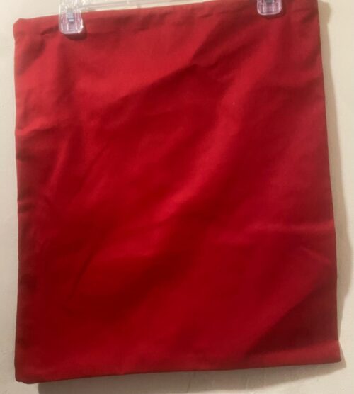 Red drawstring bag Large