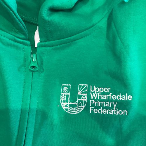 New Federation zipped hoodie