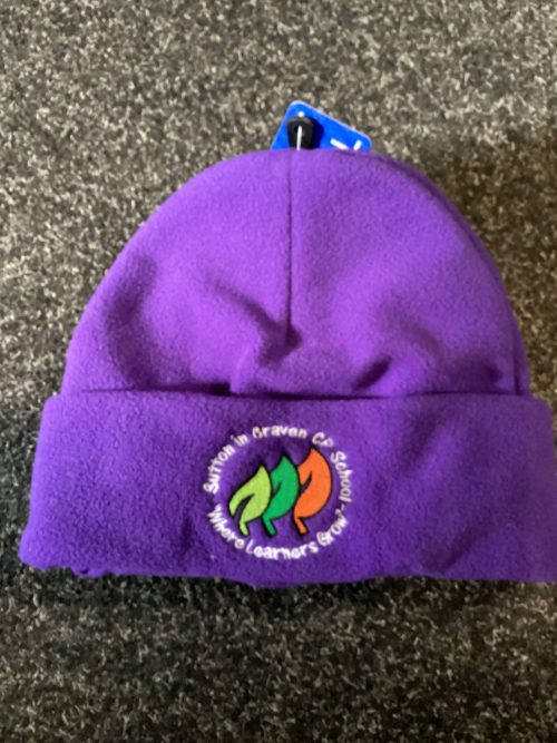 Winter hat with logo